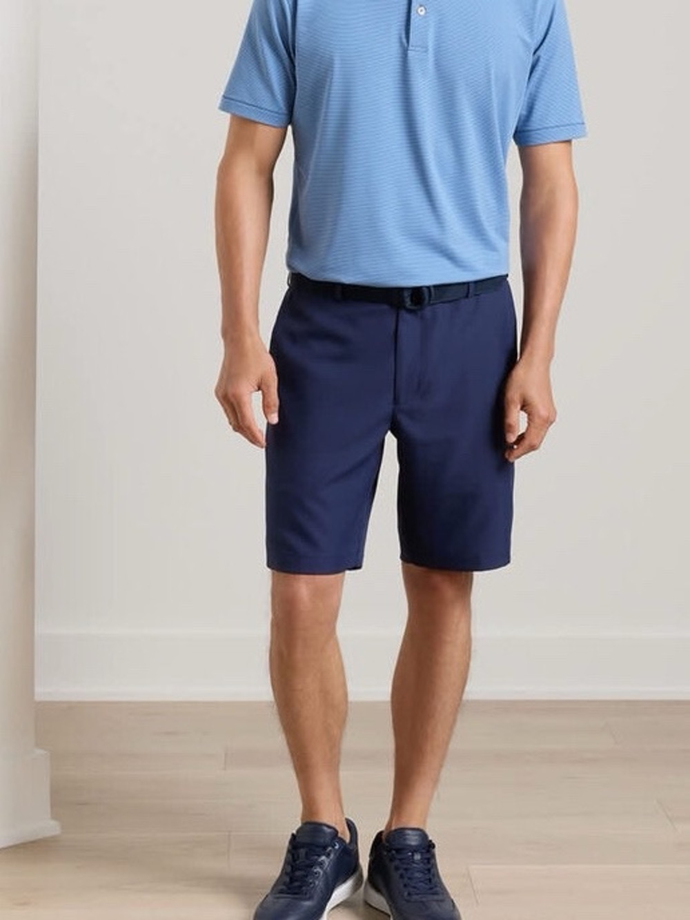 Peter Millar Crown Craft Navy Salem Golf Shorts Sz 34